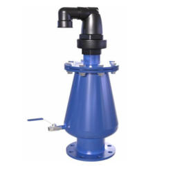 Комбинированный воздушный клапан АКВ-СВ-КМ-НЖ Ду150 для канализации