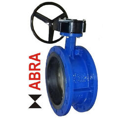 Затвор поворотный фланцевый ABRA-BUV-FL226D700G Ду700 Ру10 с редуктором