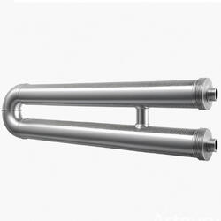 Регистры отопления двухрядные РЗЭ-2x219x2.0-8000 мм